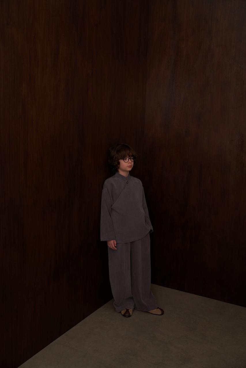 Deep Taupe Kimono Set