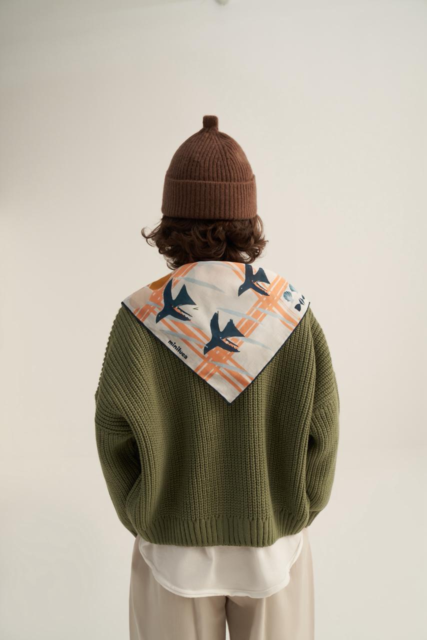 Olive Cozy Knit jacket