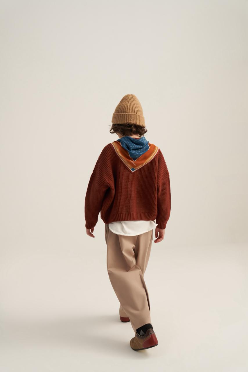 Brandy Brown Knit jacket