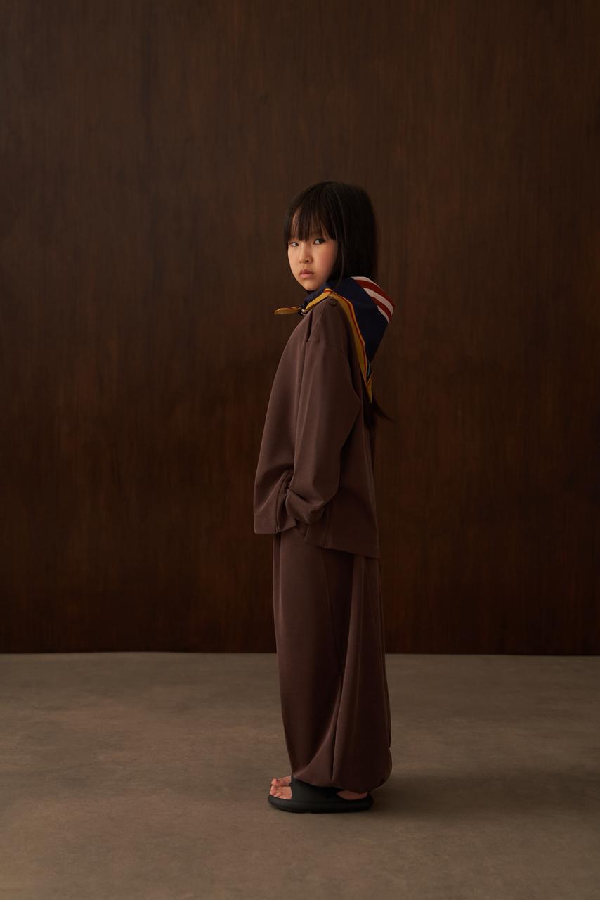 Coffee Brown Comfy Oversized Set